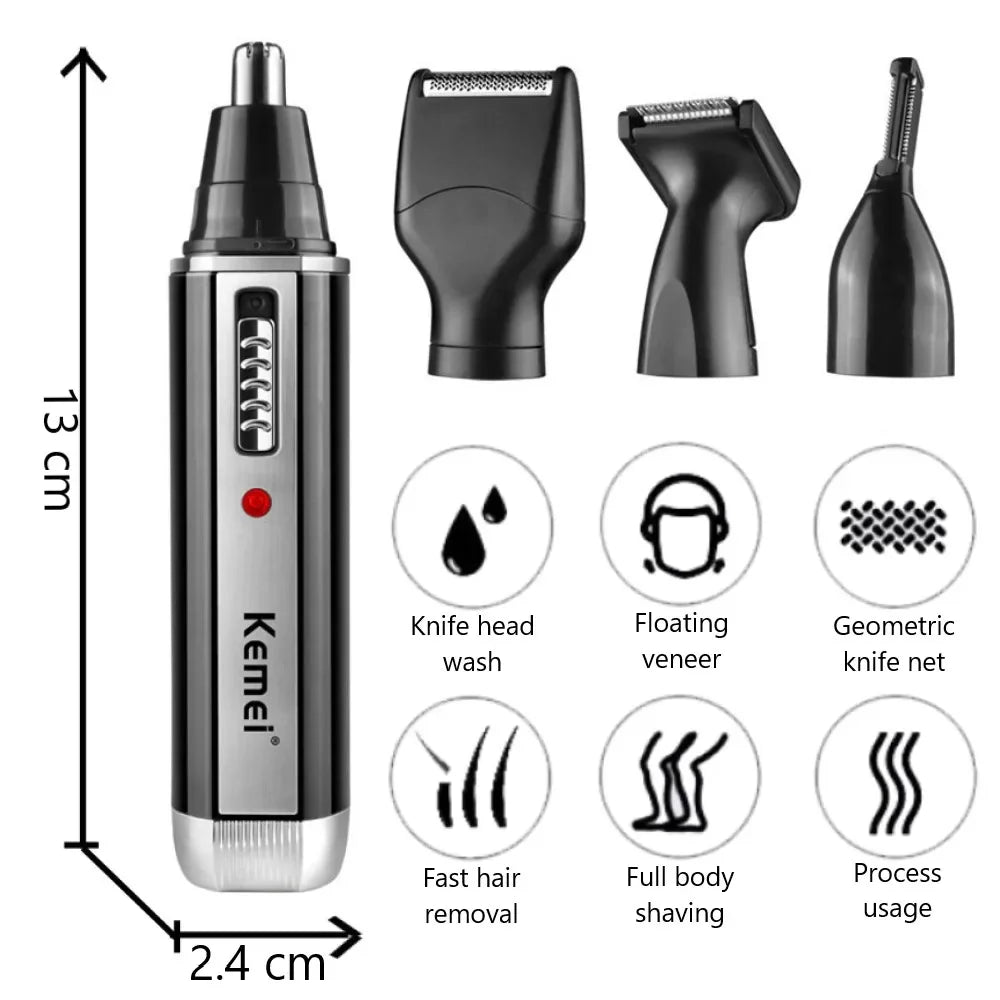 Vielseitiger 4-in-1 Herren-Trimmer für präzise Pflege