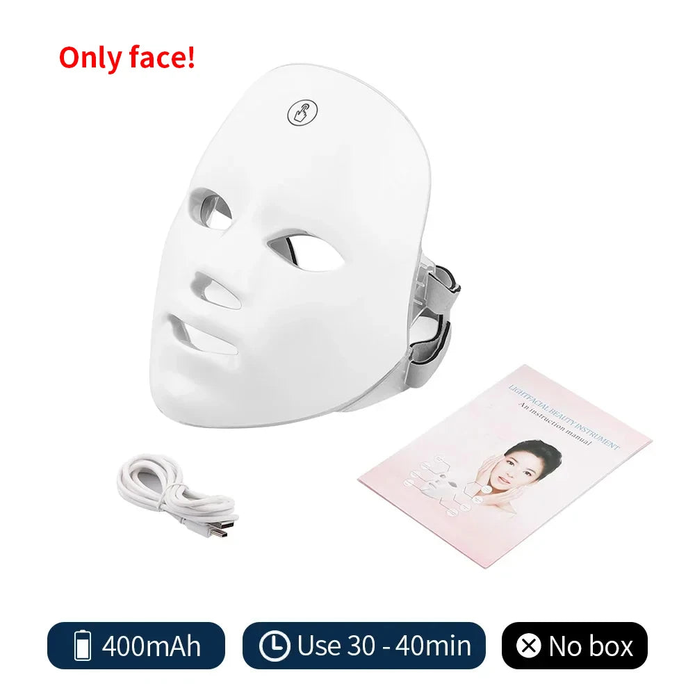 Tragbare LED Gesichtsmaske zur Hautstraffung und Verjüngung