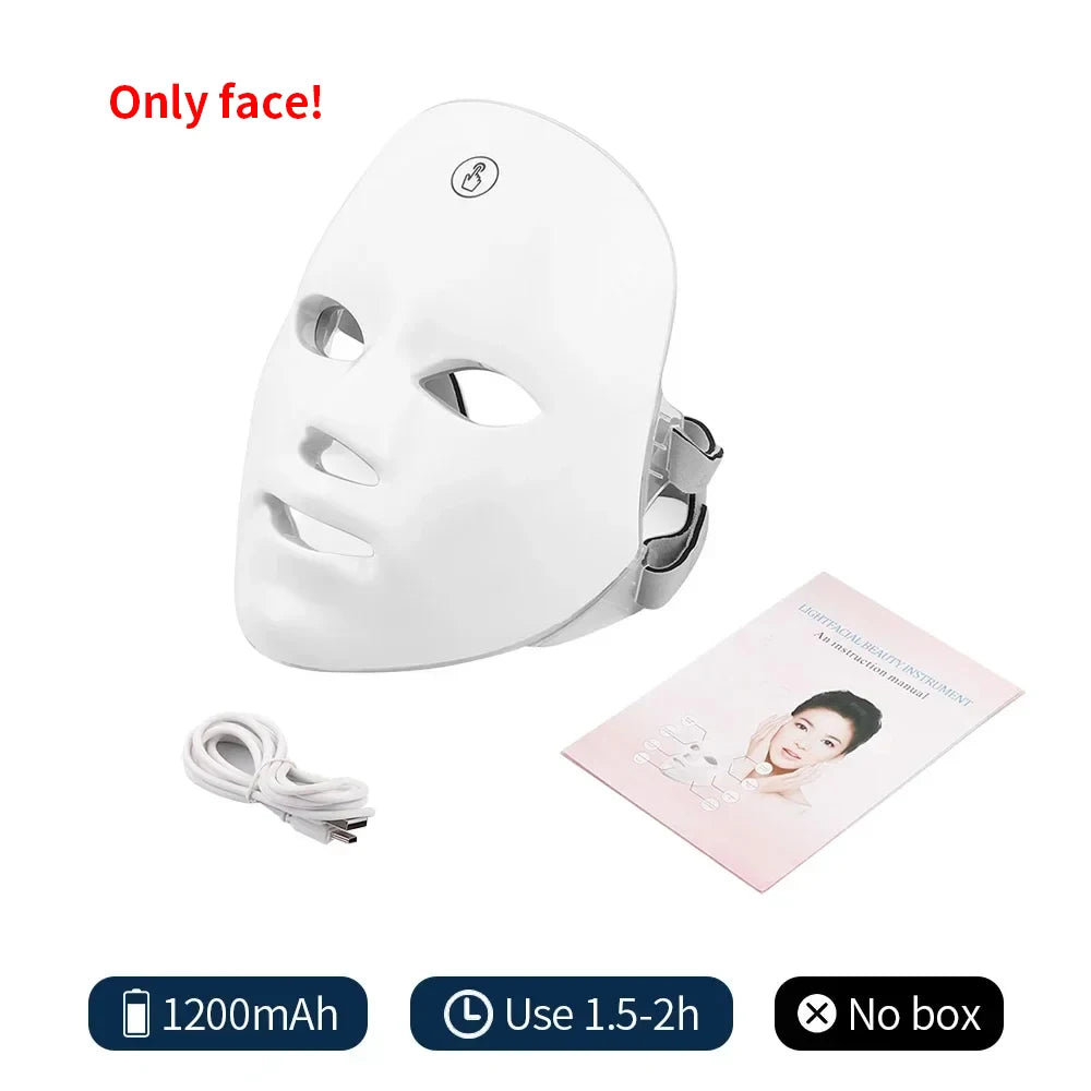 Tragbare LED Gesichtsmaske zur Hautstraffung und Verjüngung