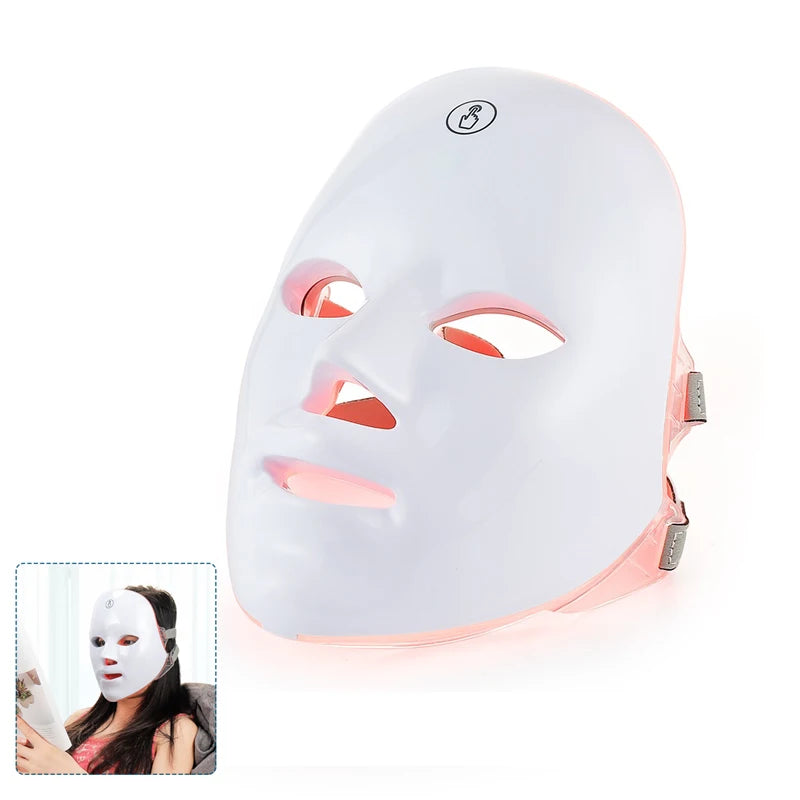 Tragbare LED Gesichtsmaske zur Hautstraffung und Verjüngung