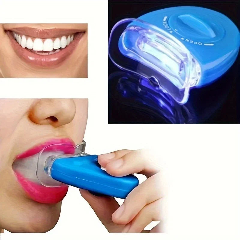 Professionelle LED-Zahnaufhellung mit UV-Licht