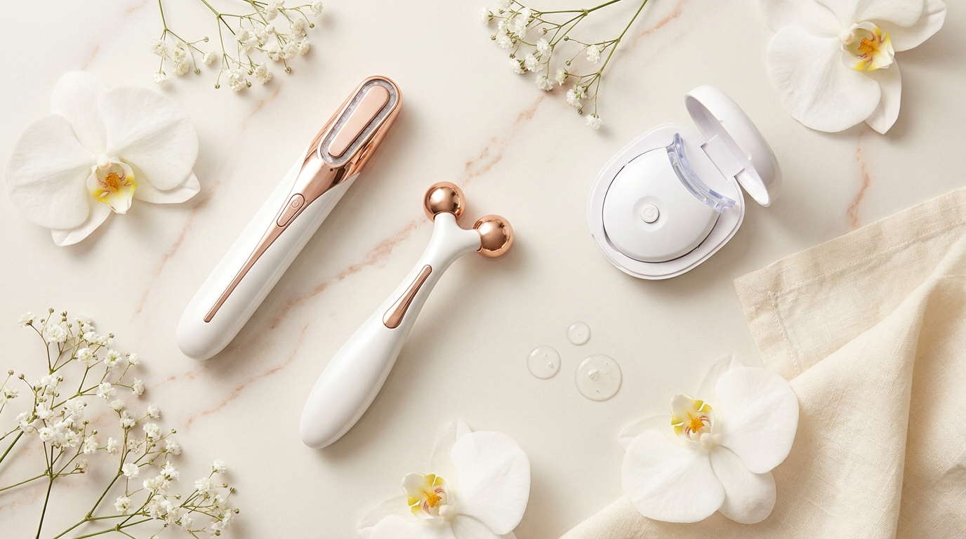 Vevora — Beauty Devices Flatlay